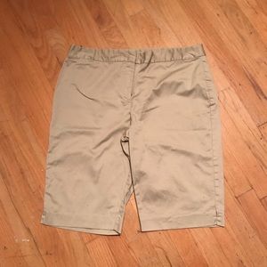 Geoffrey Beene Khaki Bermuda shorts